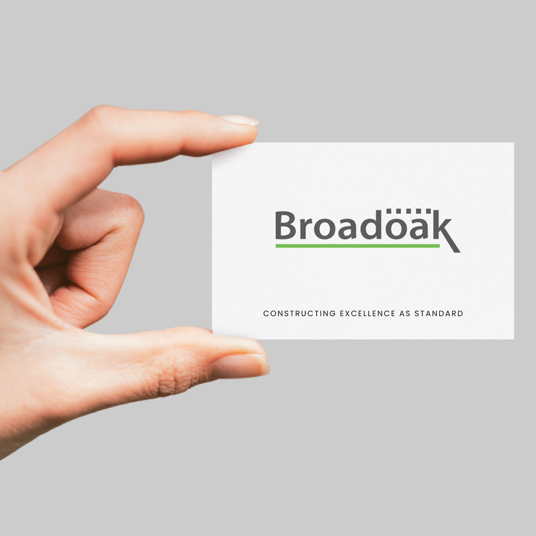 custom business card printing UK – minimalist white card for trades
