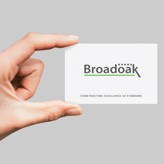 custom business card printing UK – minimalist white card for trades