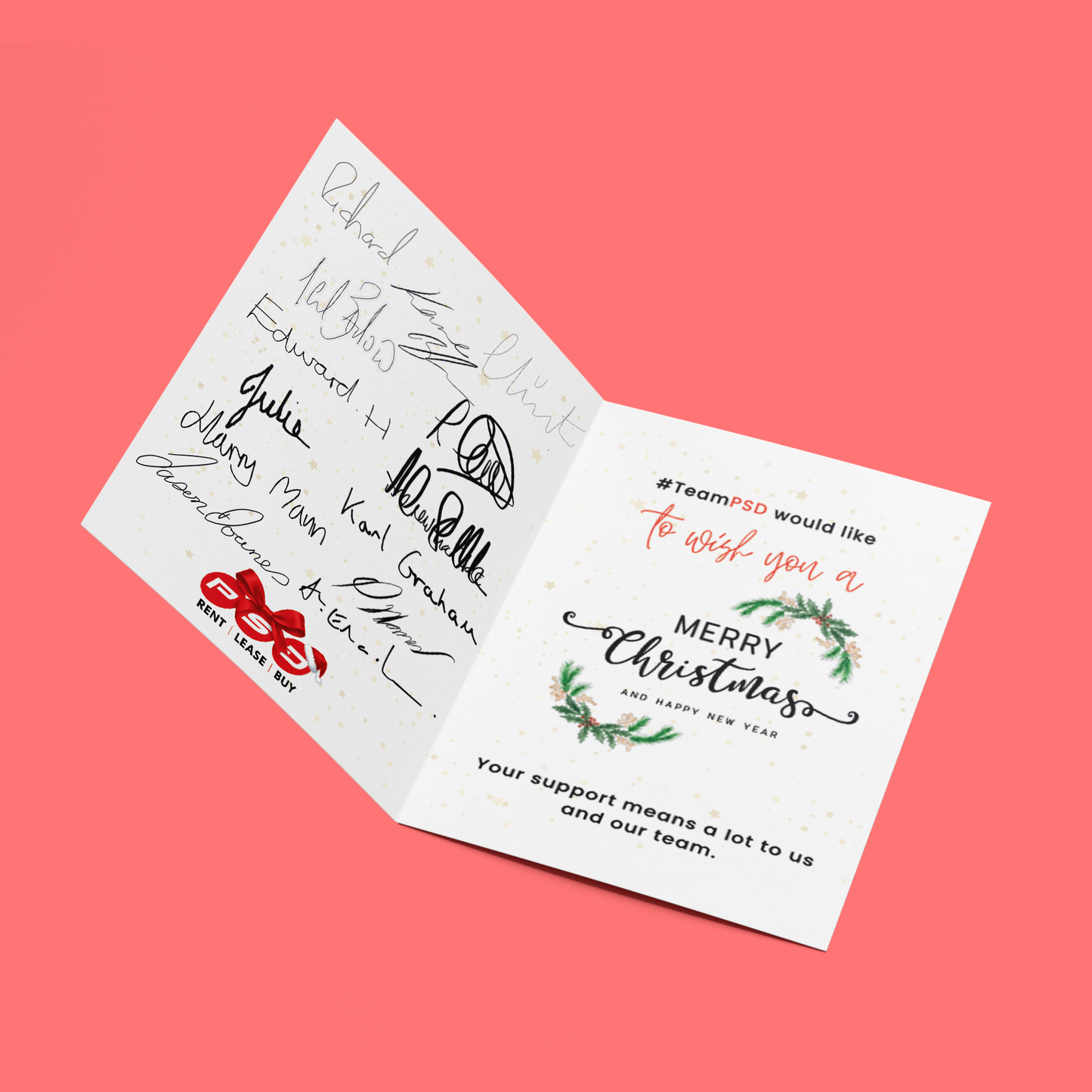 Custom Printed Christmas Cards – Personalised Festive Card Design by Cheshire Print
